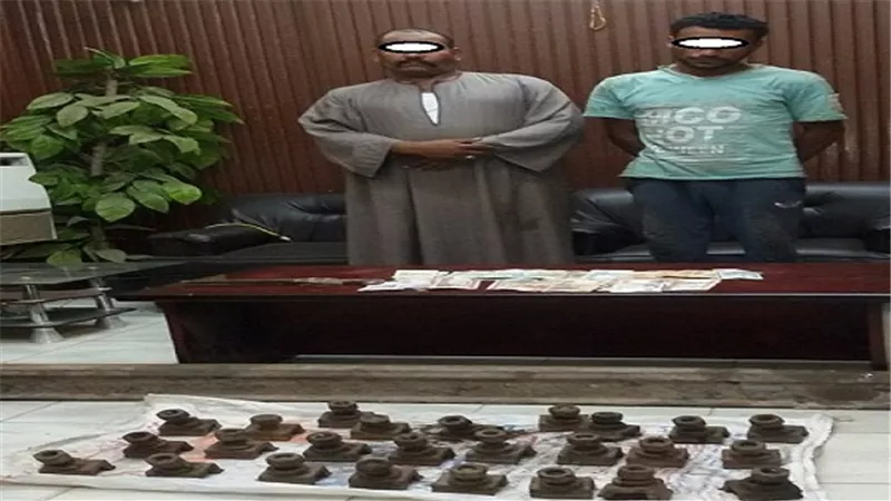 ضبط مرتكب سرقة كمية من المهمات المصلحية الخاصة بسكك حديد الجيزة 