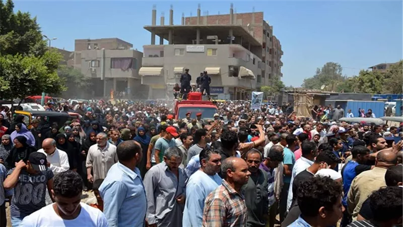 القليوبية تودع شهيد عزبة الابيض بالخانكة في جنازة عسكرية مهيبة
