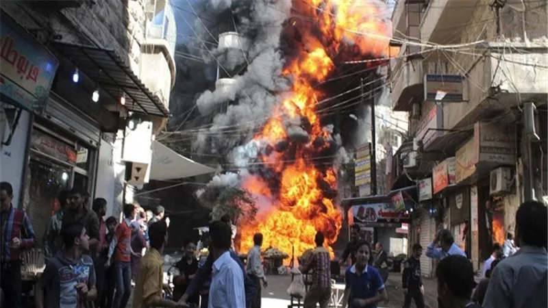 مصرع 13 شخصًا جراء انفجار لغم في مدينة حلب