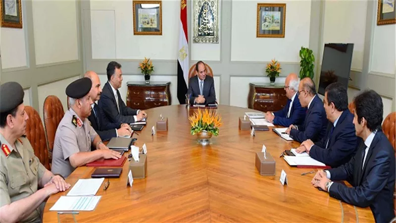 السيسي يجتمع مع رئيس مجلس إدارة شركة 