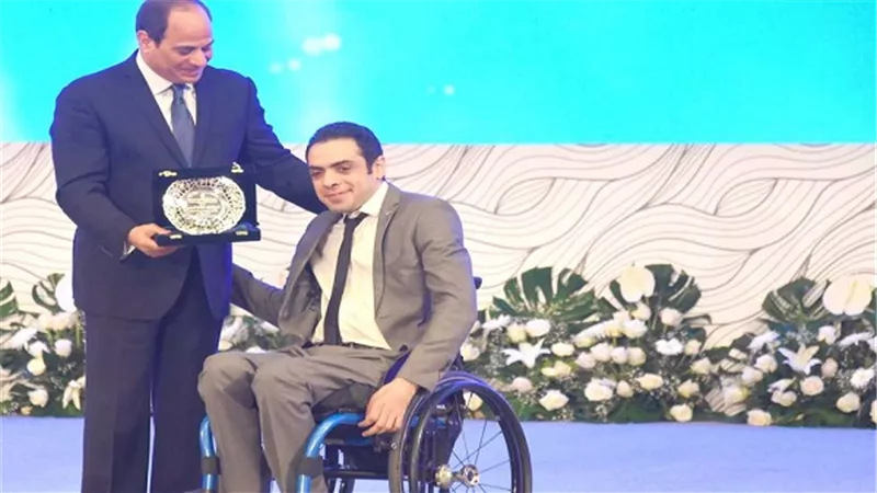 أحد المكرمين من ذوى الإعاقة: يوجد اهتمام من الدوله بينا
