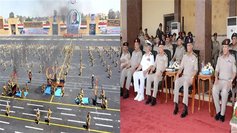 الفريق أول محمد زكى يشهد الإحتفال بتخريج دفعات جديدة من المعاهد الصحية