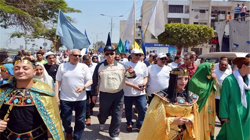 محافظ القليوبية يشارك الشباب في الاحتفال باليوم العالمى للشباب