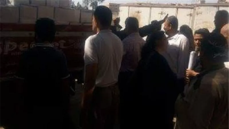 تسليم 2000 كرتونة مواد غذائية بأسعار مخفضة بميت غمر دقهلية 