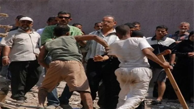 أصابة شخص بطعنة نافذة بصدر اثر خلافات عائلية بالدقهلية 