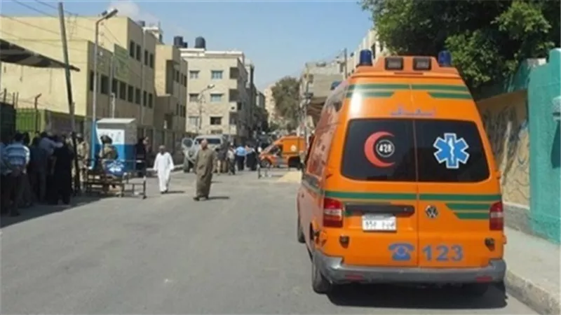 اصابة طفل اثر سقوطه من اعلى درج المنزل بالدقهلية 