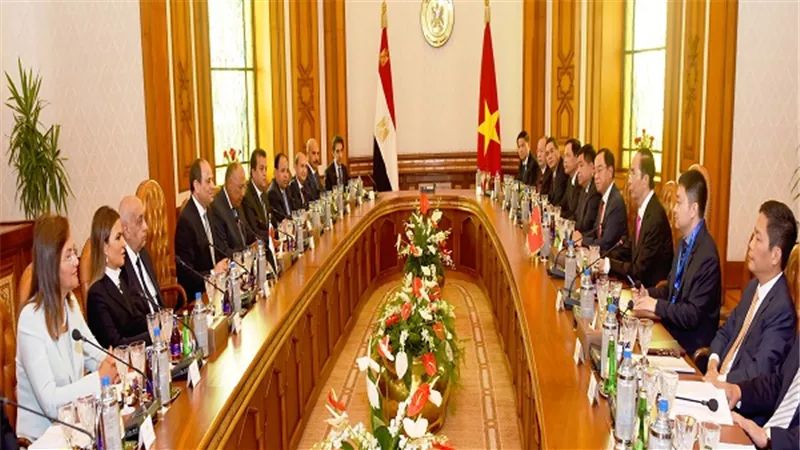 ننشر كلمة الرئيس السيسي خلال المؤتمر الصحفي المشترك مع الرئيس الفيتنامي