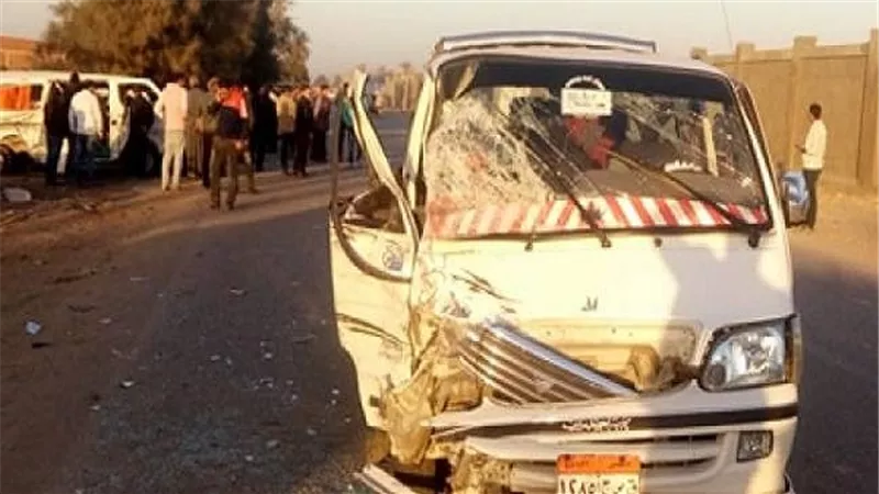 الصحة: وفاة 4 مواطنين واصابة 8 أخرين فى حادث مرورى بالطريق الاقليمى الجديد