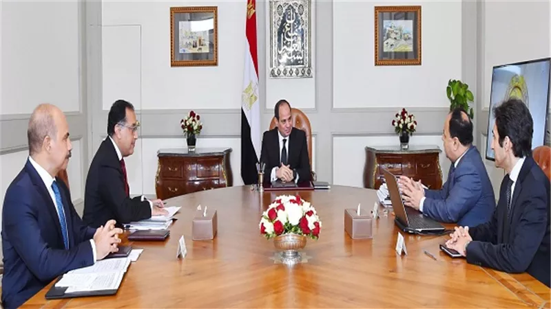 توصيات إجتماع الرئيس السيسي مع رئيس الوزراء ووزير المالية