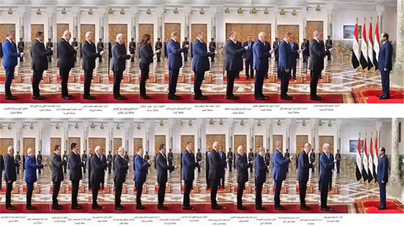 الرئيس السيسي يشهد أداء المحافظين ونوابهم اليمين الدستورية
