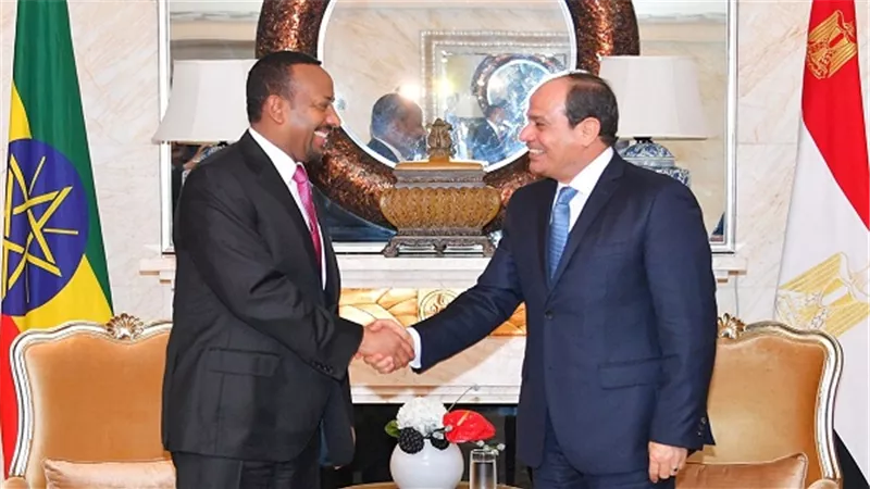 الرئيس السيسي يلتقى رئيس الوزراء الإثيوبى خلال زيارته للصين