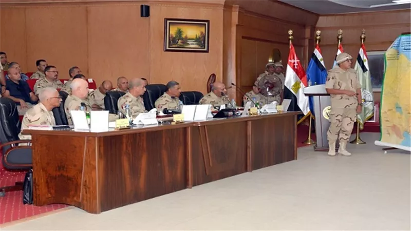 وزير الدفاع والإنتاج الحربى يتابع سير مراحل العملية الشاملة سيناء 2018 بقيادة شرق القناة لمكافحة الإرهاب