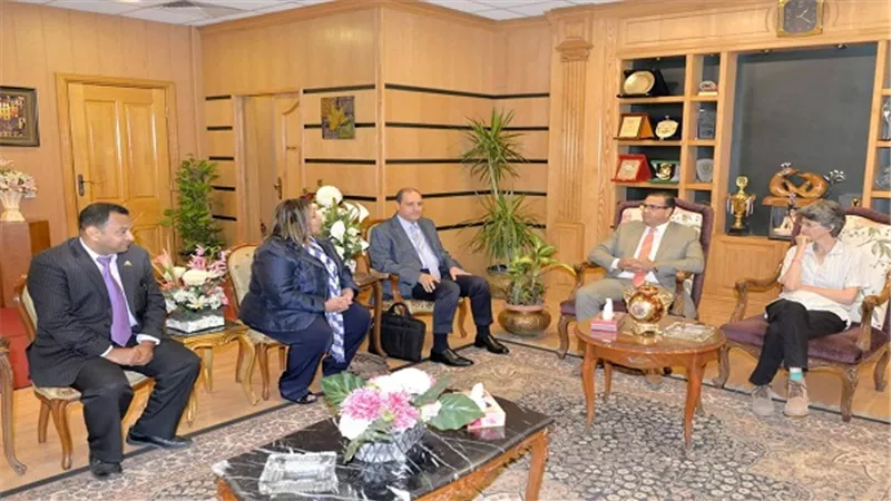 بالصور.. جامعة المنصورة تبحث تفاصيل عقد المؤتمر الدولى السادس لجمعية استكشاف مصر