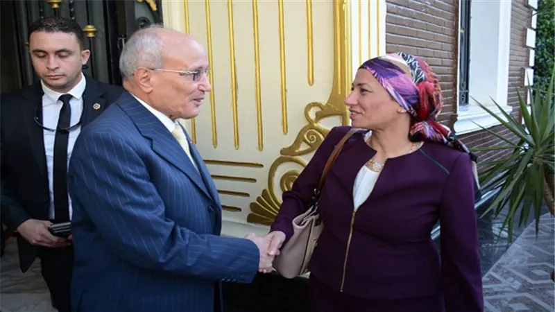 وزارة الإنتاج الحربي والتنمية المحلية والبيئة يبحثون موقف منظومة تدوير المخلفات