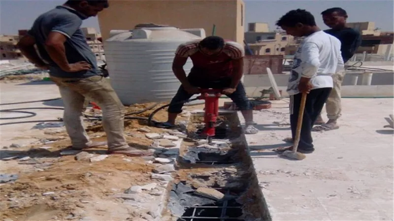 استمرار اعمال ازالة العقار المخالف بالمعصرة