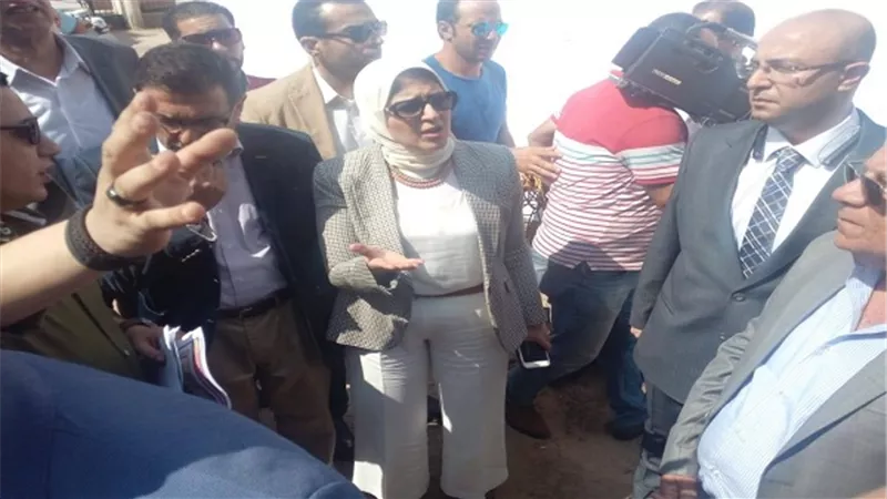 وزيرة الصحة تتفقد الأعمال الإنشائية لمستشفى بور فؤاد العام