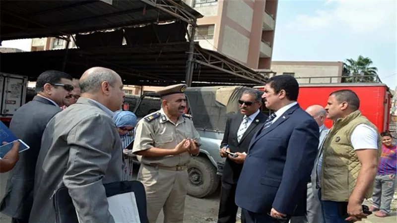 محافظ القليوبية في جولة لحي شرق شبرا الخيمة 