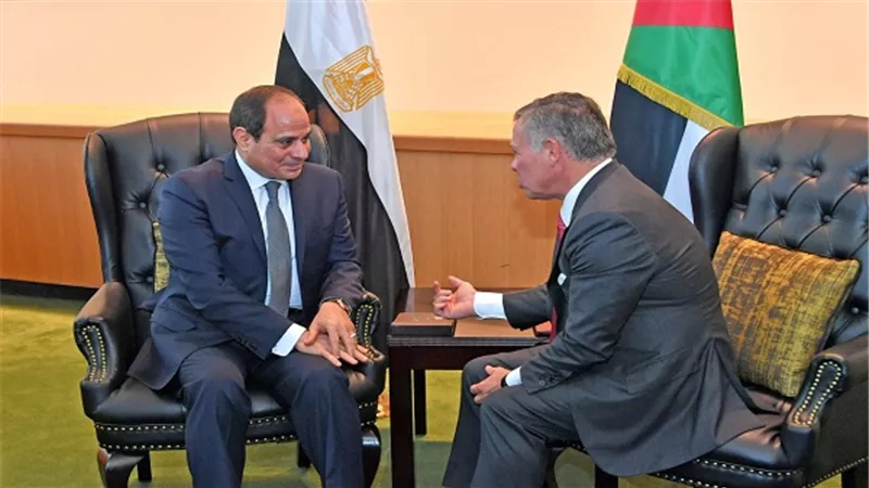 السيسي يلتقى العاهل الأردنى على هامش فعاليات الدورة 73 للجمعية العامة للأمم المتحدة