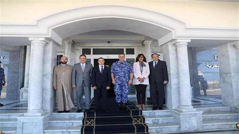 وزيرة الهجرة ووزير شئون المغتربين الأرمينى يزوران القوات البحرية بالإسكندرية  