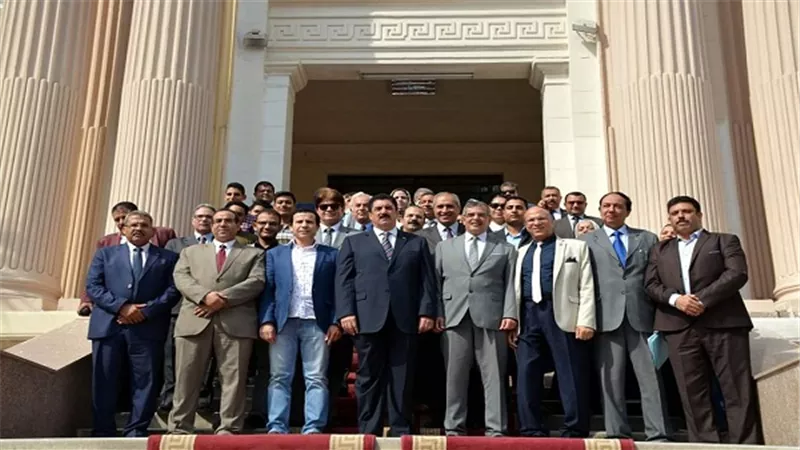 محافظ القليوبية  في أولي جلسات جامعة بنها في العام الدراسي الجديد 