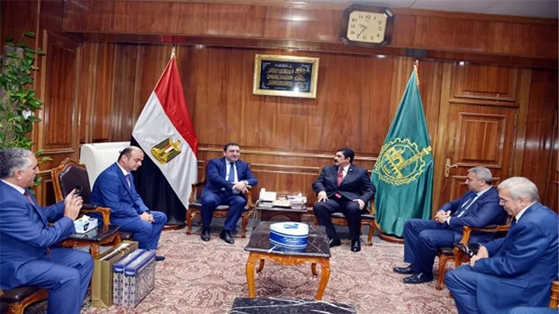 محافظ القليوبية يستقبل السفير الاذربيجاني ونائب محافظ ابشرون 