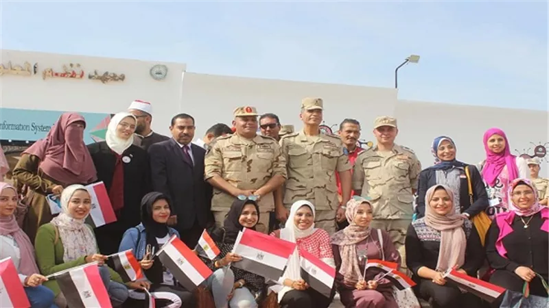 التعليم بالسويس يشاركان احتفالات الجيش بالذكرى الـ 45 لانتصارات اكتوبر