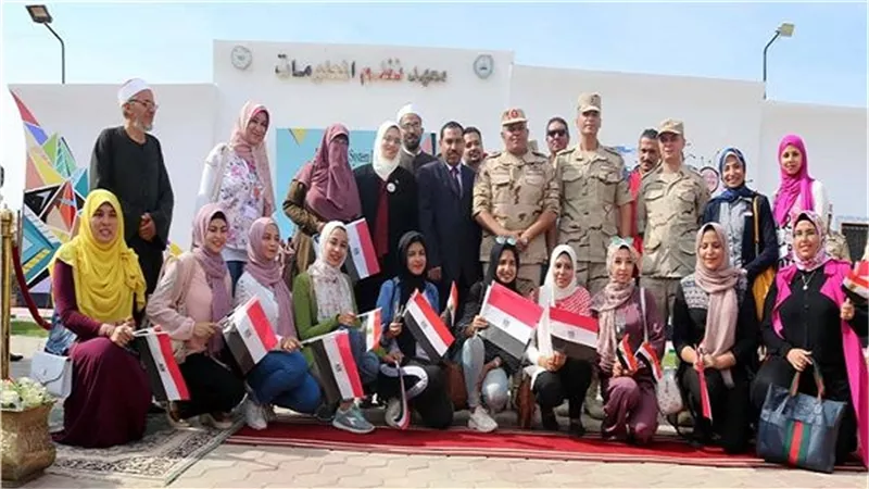 إفتتاح جمعية حب الوطن للصم والبكم بالسويس وأعمال تطوير معهد نظم المعلومات بالجيش الثالث الميدانى