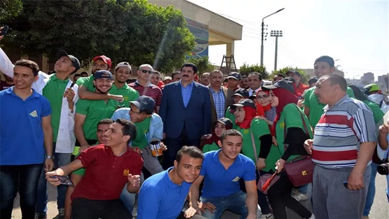 محافظ القليوبية يعمم مبادرة شارك ونظف على مستوى المحافظة اسوة بمدينة بنها 
