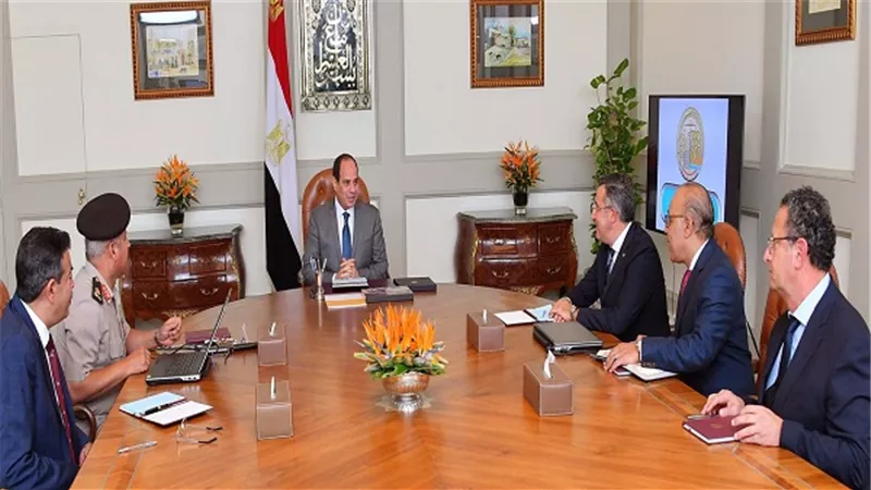 السيسي يلتقي بالرئيس التنفيذي لـ 