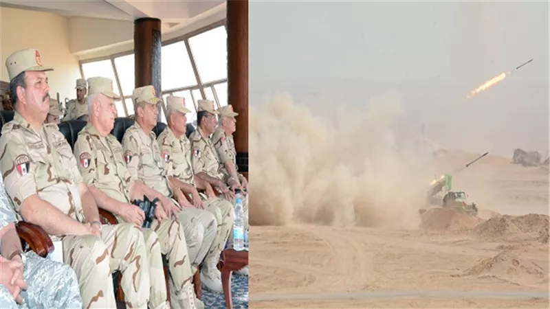 وزير الدفاع يشهد المرحلة الرئيسية للمناورة التكتيكية 