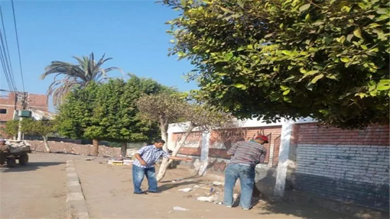 مجلس مدينة قها  يفعل منظومة كنس الشوارع 