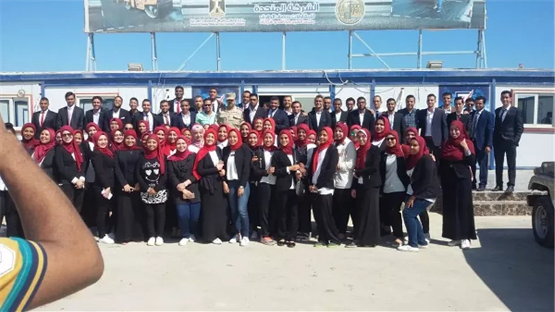 انطلاق الفوج الأول من شباب الجامعات المصرية لزيارة مدينة العلمين الجديدة