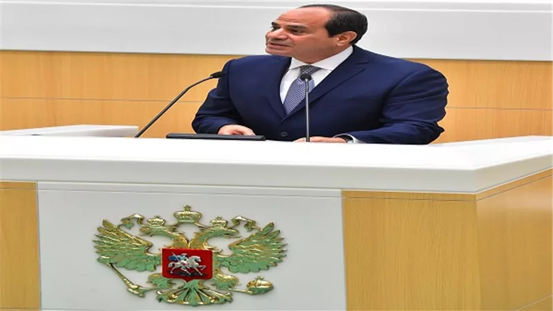 ننشر نص كلمة الرئيس السيسي أمام مجلس الفيدرالية الروسي