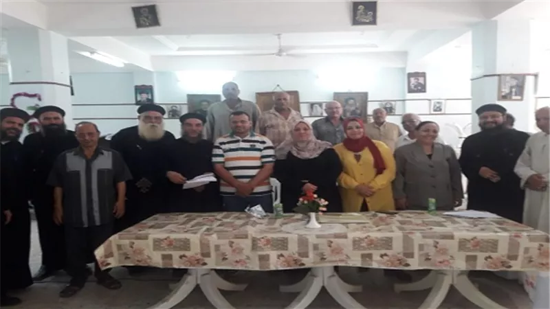 مياه شرب الفيوم تنسق مع رجال الدين المسيحى للتوعية بترشيد المياه