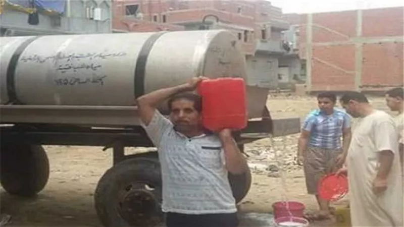انقطاع المياه عن عدة مناطق بشبرا الخيمة لمدة ١٢ ساعة