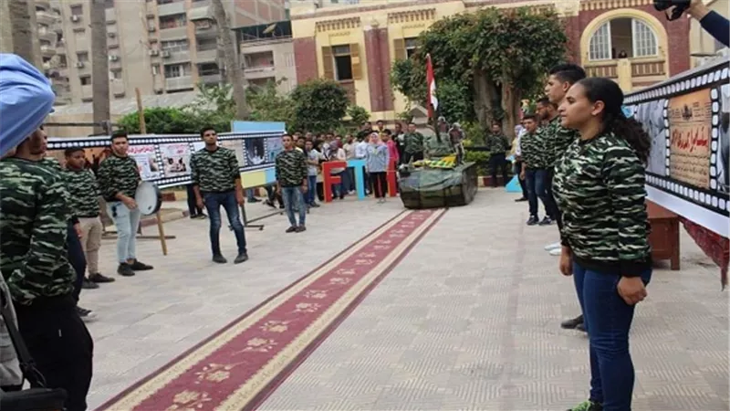 بالصور.. احتفال كلية السياحة والفنادق جامعة المنصورة بالذكرى ٤٥ لنصر أكتوبر