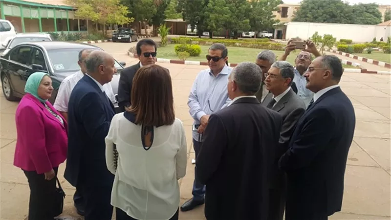 6 وزراء يتفقدون الري المصري في السودان