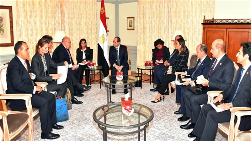 الرئيس السيسي يستقبل وزير الاقتصاد والطاقة الألماني