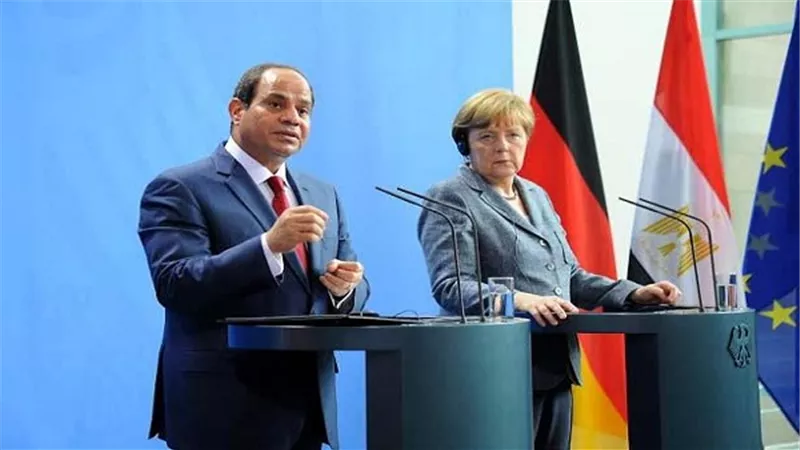 كلمة الرئيس السيسي خلال المؤتمر الصحفى المشترك مع المستشارة الألمانية