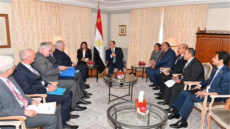 الرئيس السيسي يلتقى وزير الداخلية الألماني
