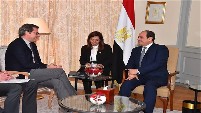 الرئيس السيسي يستقبل وزير النقل والبنية الرقمية الألماني