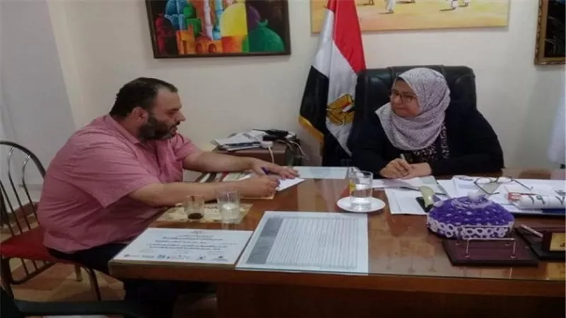 نشاط مكثف في إدارة المعادي التعليمية لإنجاح النظام الجديد والتطوير