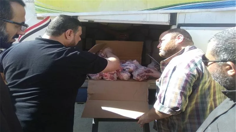 اوقاف السويس.. توزيع ٢ طن لحوم على الاسر الفقيرة بالمحافظة