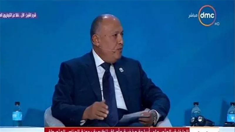 وزير الخارجية يشارك في حلقة نقاشية بعنوان 