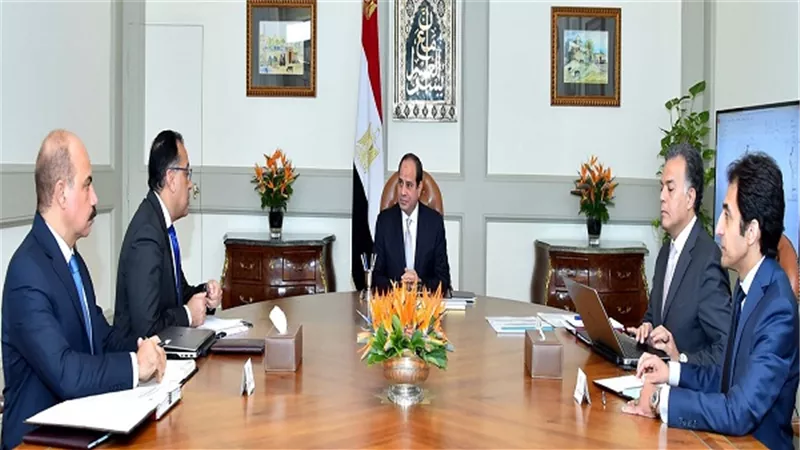 السيسي يتابع الموقف التنفيذي لمشروع البنية المعلوماتية لنهر النيل