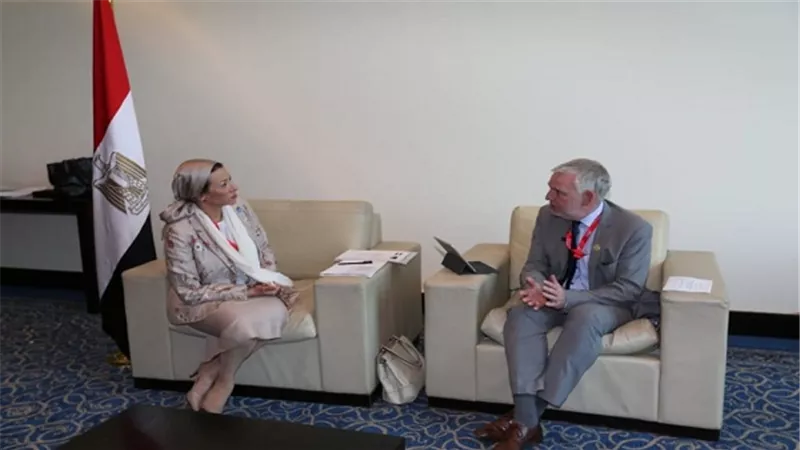وزيرة البيئة تلتقى ونظيرها الالمانى لبحث سبل التعاون فى مجالات العمل البيئى 