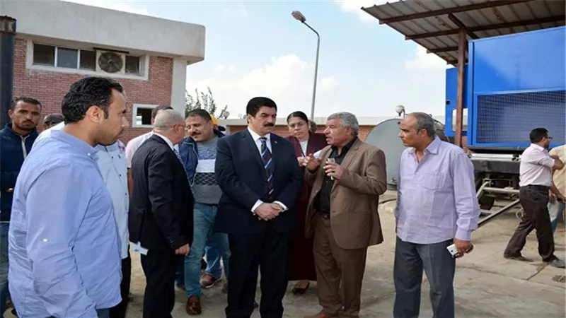 محافظ القليوبية يشدد على سرعة الانتهاء من مشروع صرف صحي كفر العرب 