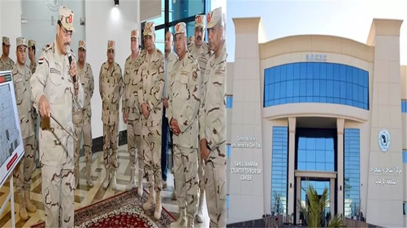 وزير الدفاع يتفقد المركز الإقليمى لمكافحة الإرهاب لدول تجمع الساحل والصحراء  