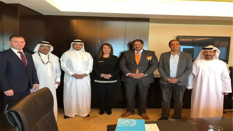  غادة والي تلتقي المدير الإقليمي لمكتب الأمم المتحدة المعني بالمخدرات بالخليج 