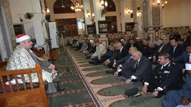 الجيزة تحتفل بذكرى المولد النبوى الشريف بمسجد المحروسة بحى العجوزة